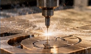 Illustrative waterjet cutting of Brass & Copper